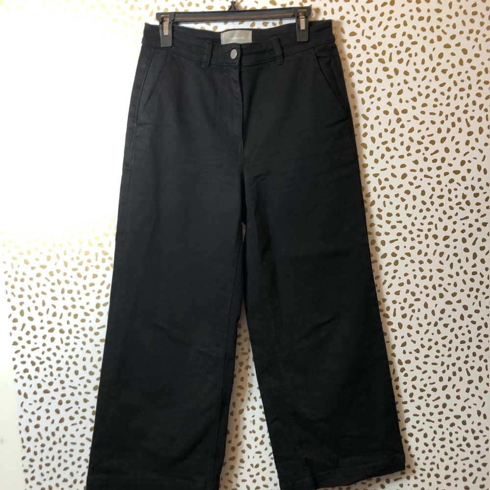 EVERLANE black wide leg crop